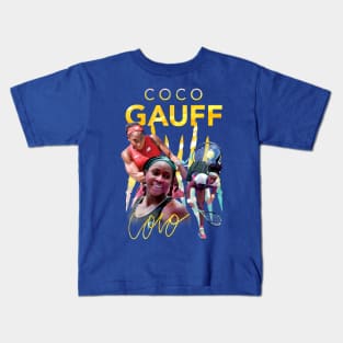 Coco gauff Kids T-Shirt